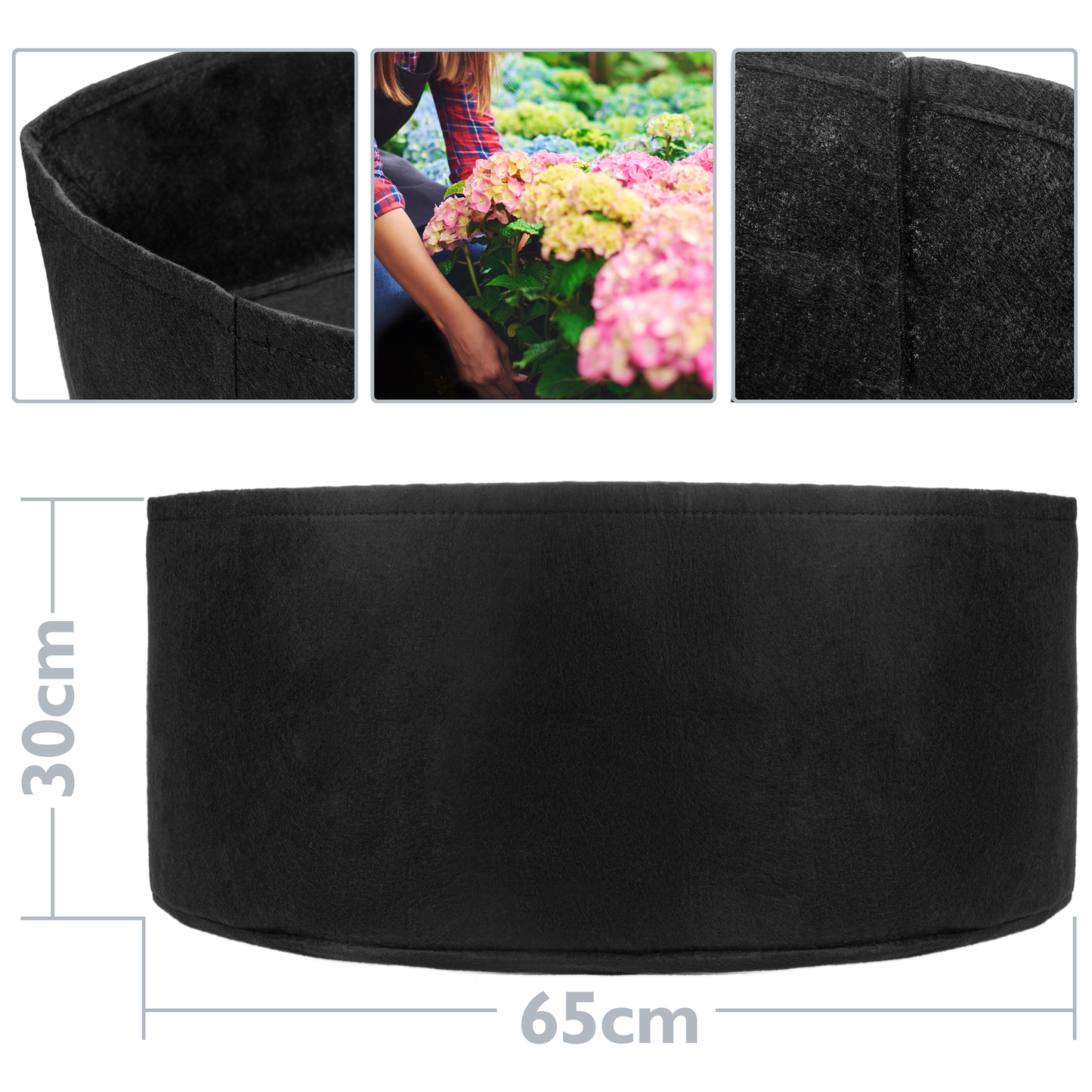 Bolsa De Cultivo Y Crecimiento De Plantas 65x30cm 4 Unidades_1