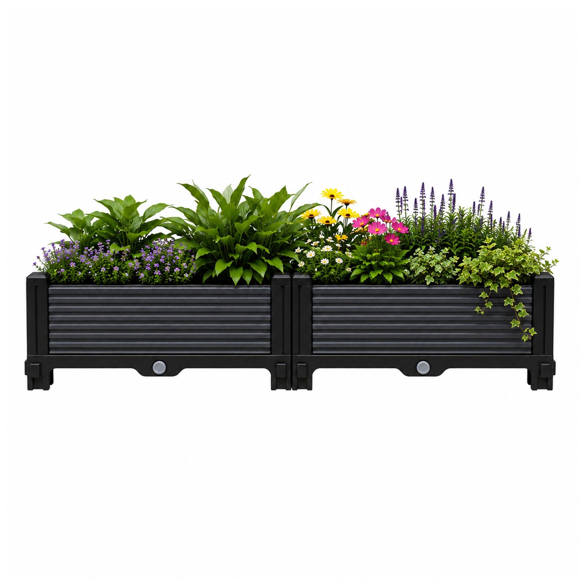 Jardinera Elevada 80x40x22cm Nyana Garden | Modular | Drenaje | Fácil Montaje_0