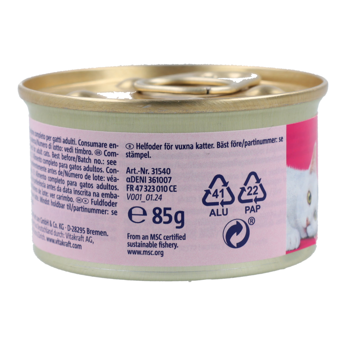 Vitakraft Latita Poésie mousse de salmón 85 g comida húmeda gato