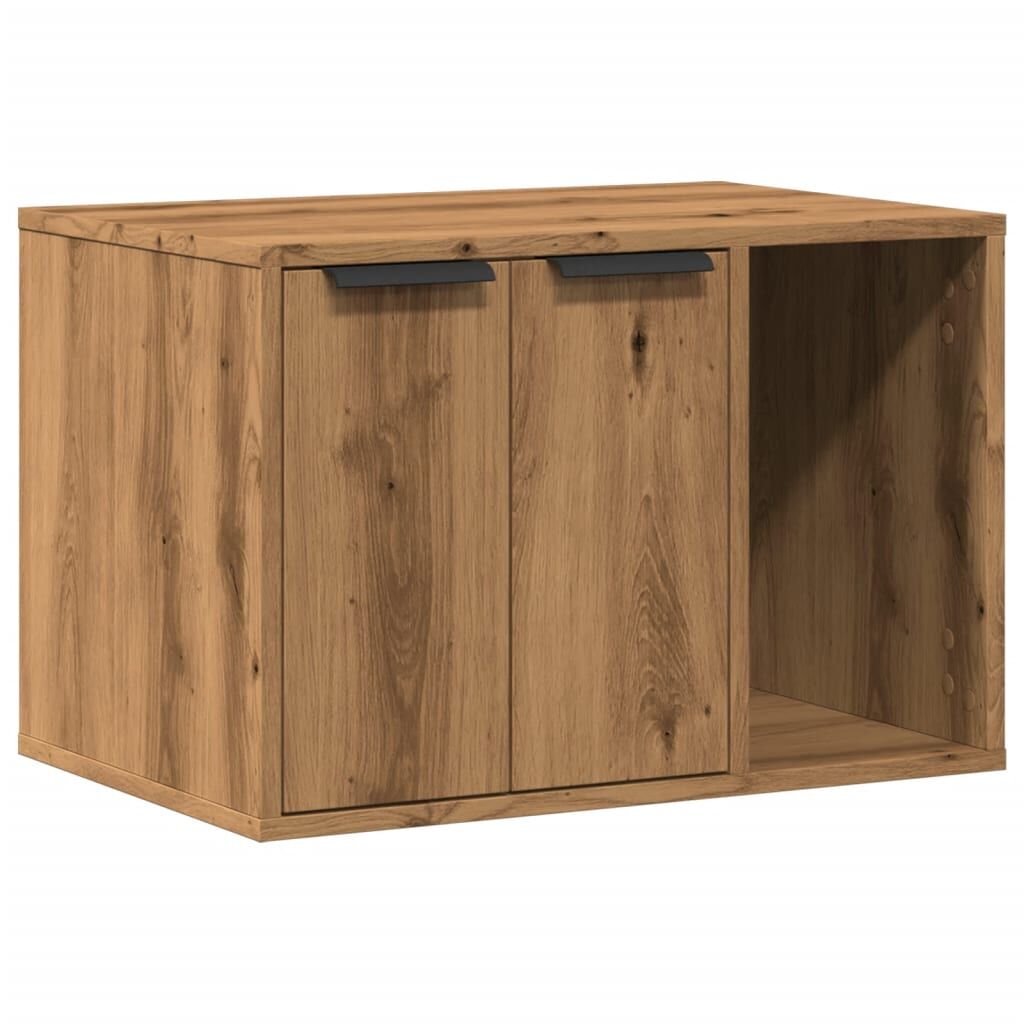 Vidaxl Mueble Arenero Para Gatos Madera Ingeniería Artisian 60x40x40cm_0