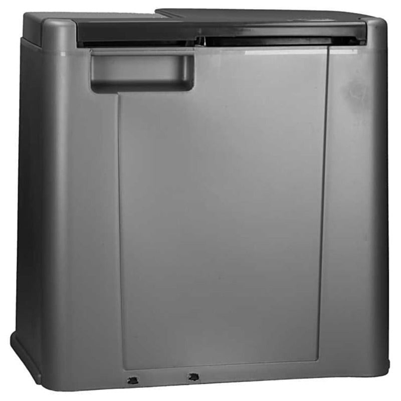 Curver Papelera Doble Pedal Deco Gris Claro Cubos Interiores 6l Y 15l_5