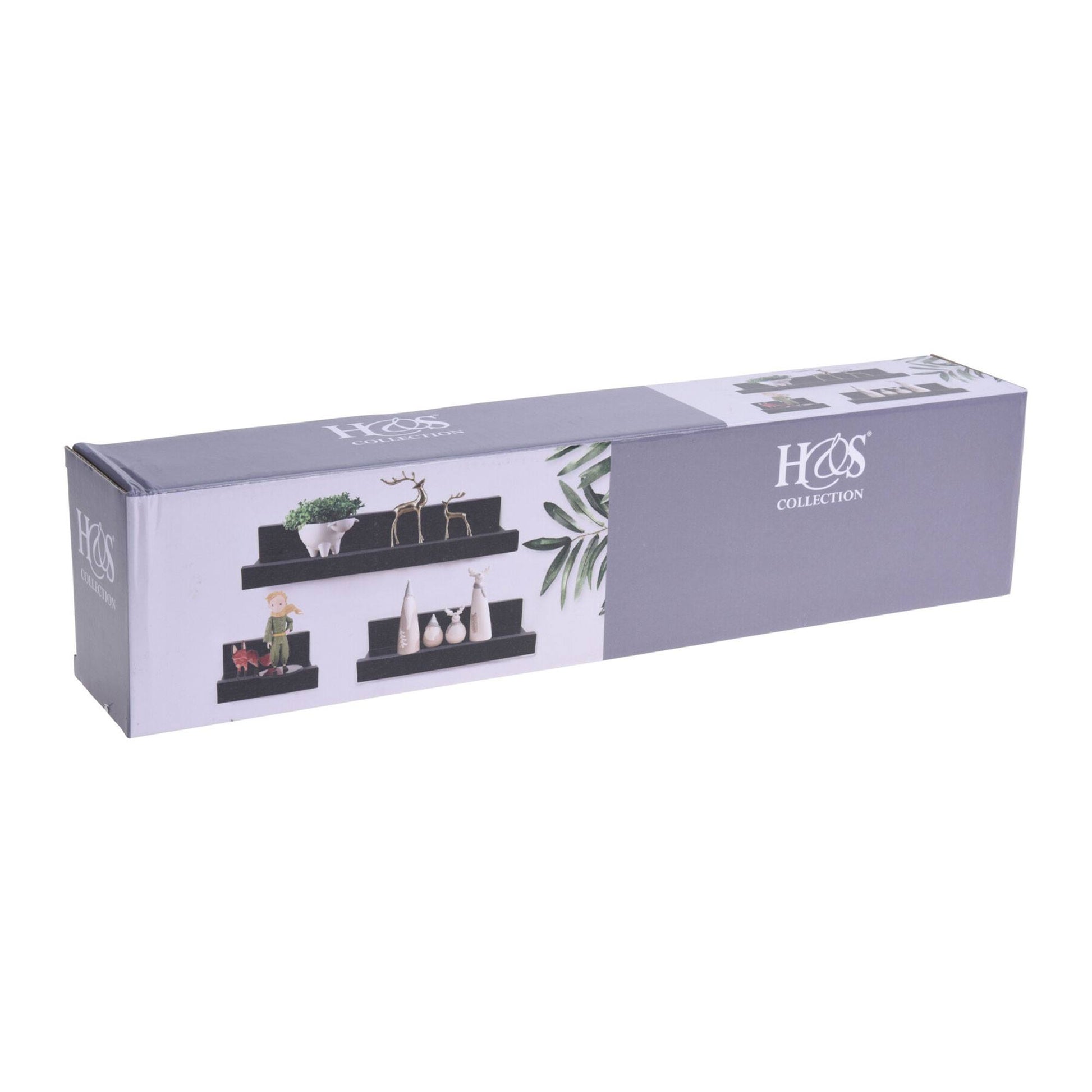 Well Home Set De 2 Estantes De Exhibición 45,7x10,2x5cm