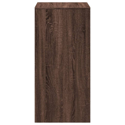 Mesa Alta De Bar Madera Ingeniería Marrón Roble 51x50x103,5 Cm_3
