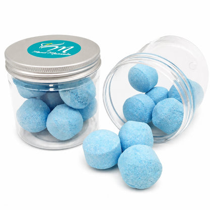 Tarro 7 Mini Bombas Efervescentes Para Manicura Y Pedicura - Ablandan Durezas, Uñas Y Cutículas - Aroma Talco_0