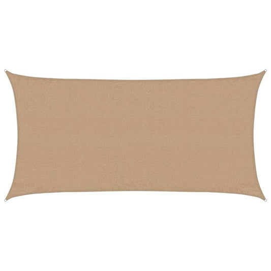 Vidaxl Toldo De Vela Hdpe Taupe 160 G/m² 3x6 M_0