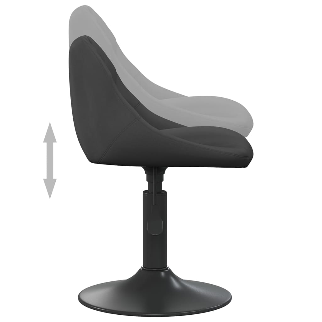 Taburete De Cocina De Terciopelo Negro_4
