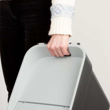 Curver Cubo De Reciclaje Ready To Collect 20l Gris_4