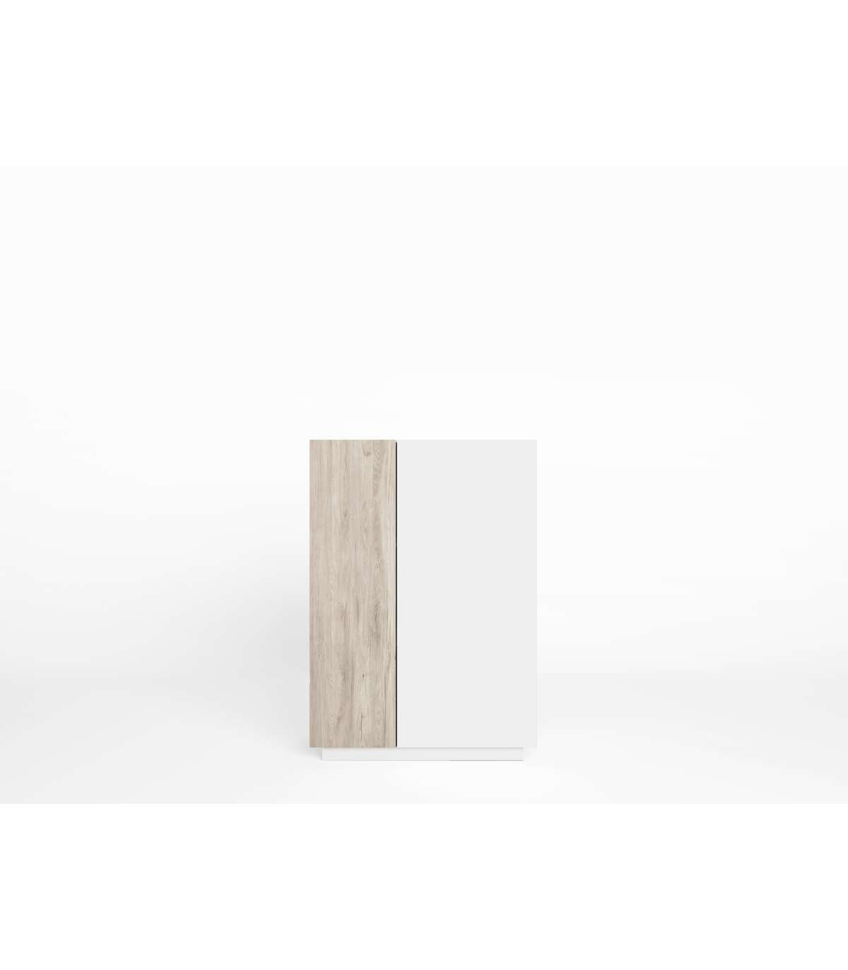 Mueble Auxiliar/bodeguero Celia Acabado Blanco/sahara, 125.6cm(alto) 90.1cm(ancho) 41.6cm(_1