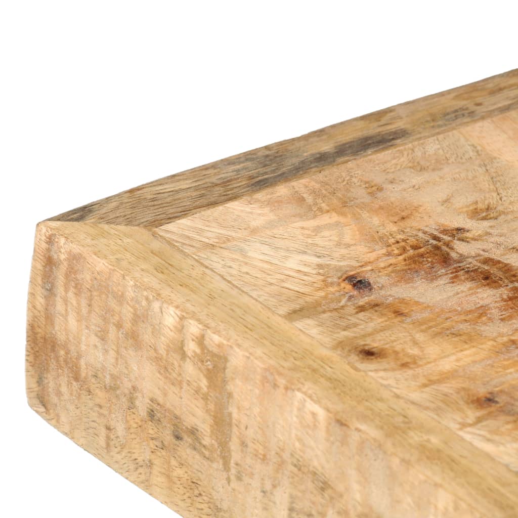Mesa De Comedor Madera Maciza De Mango Rugosa 180x90x76 Cm_1