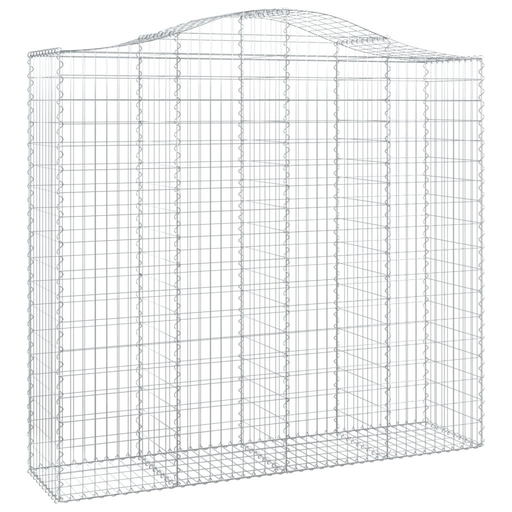 Cestas De Gaviones 4 Uds Forma De Arco Hierro 200x50x180/200 Cm_2