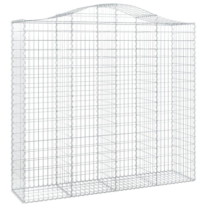 Cestas De Gaviones 4 Uds Forma De Arco Hierro 200x50x180/200 Cm_2