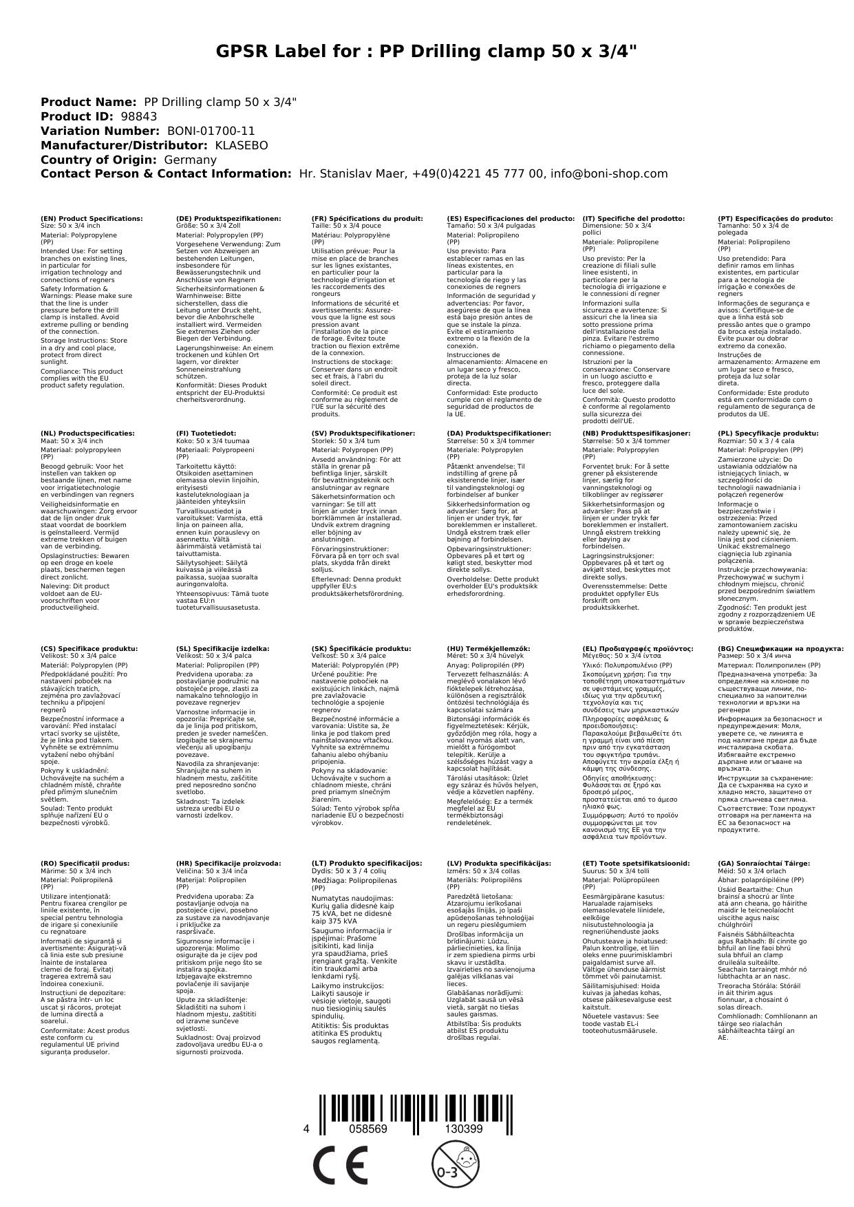 Abrazadera Toma De Carga Pp 50mm Para Riego_1