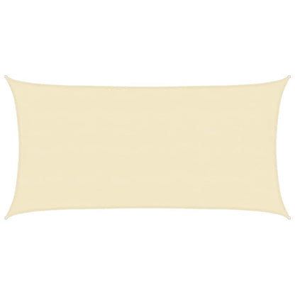 Vidaxl Toldo De Vela Crema Hdpe 160 G/m² 4x7 M_0
