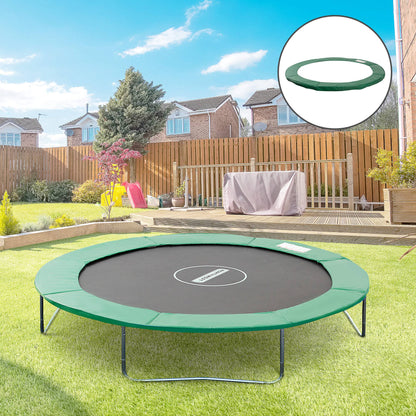 Homcom Cubierta Protectora Para Cama Elástica Trampolín Ø244 Cm Verde_1