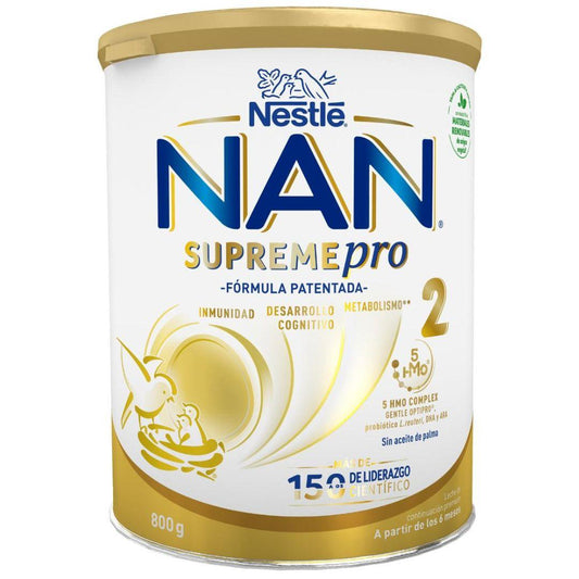 Nan Supremepro 2 Leche de continuación en polvo 6-12 meses Nestlé 800 g NAN SUPREMEpro 2