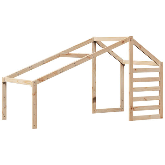 Techo De Cama Infantil Madera Maciza Pino 198x97x113 Cm_0