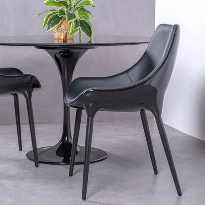 Silla De Diseño Moderno Tapizada En Polipiel - Olaan_1