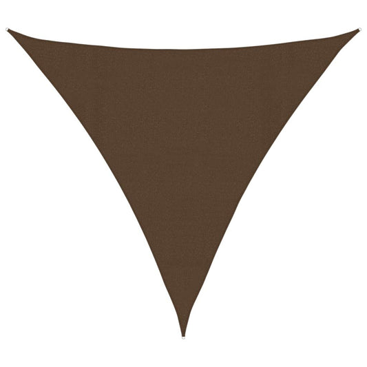 Vidaxl Toldo De Vela Hdpe Marrón 160 G/m² 4x4x4 M_0