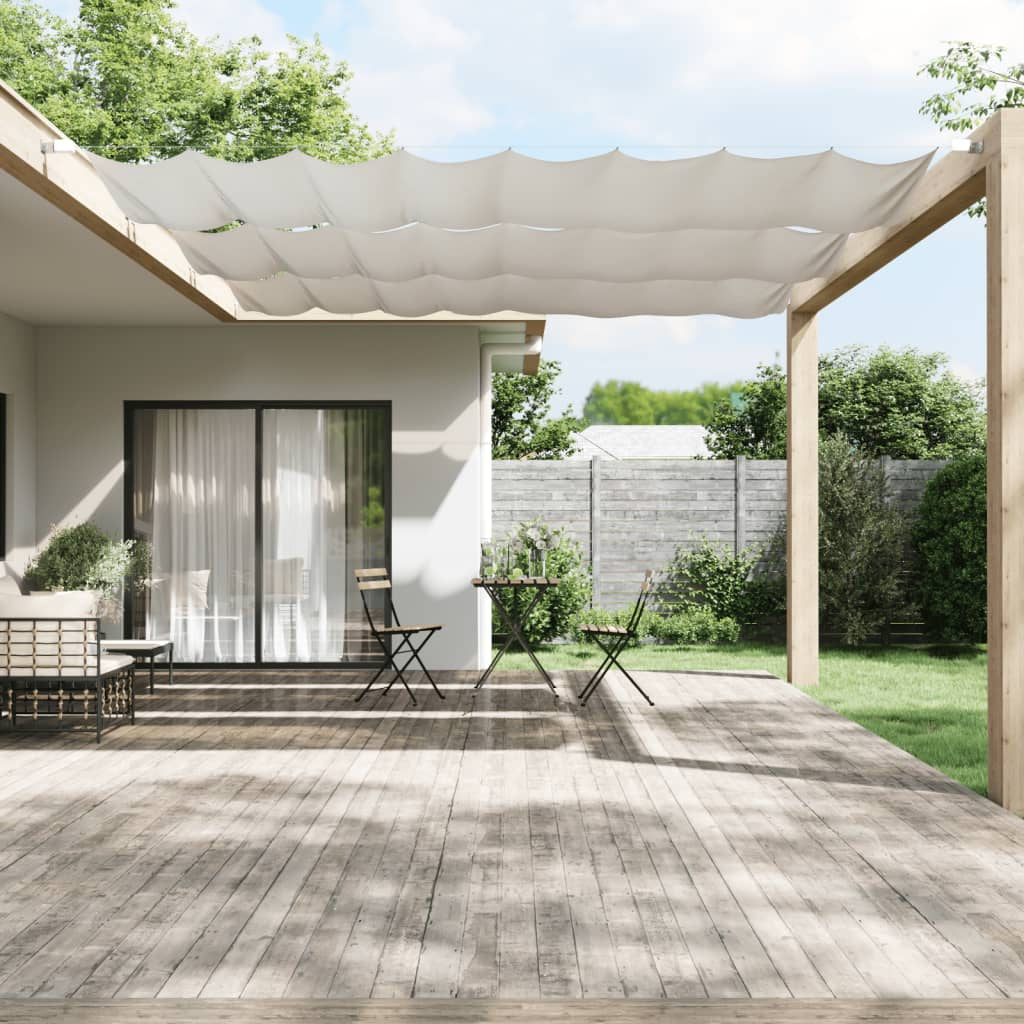 Vidaxl Toldo Vertical Blanco 180x600 Cm Tela Oxford_1