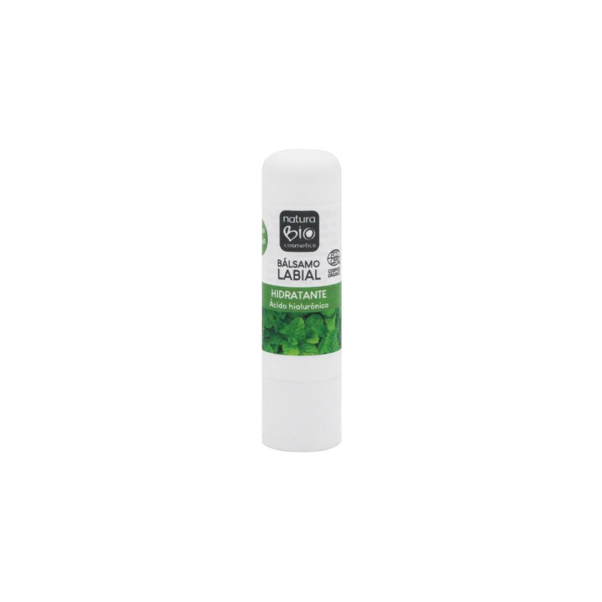Bálsamo labial hidratante menta hialurónico 5 g NaturaBIO
