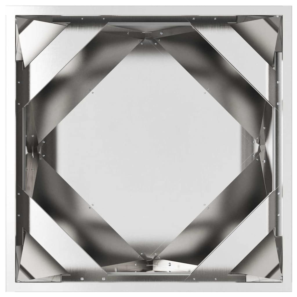 Jardinera Plateado 50 X 50 X 50 Cm Acero Galvanizado_5