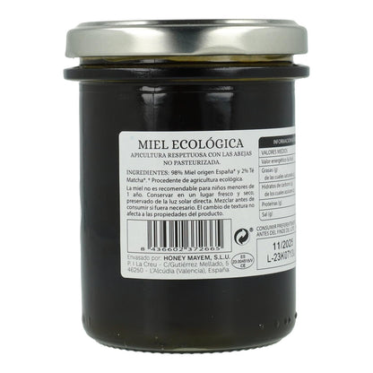 Miel con té matcha bio Mayem 275 g