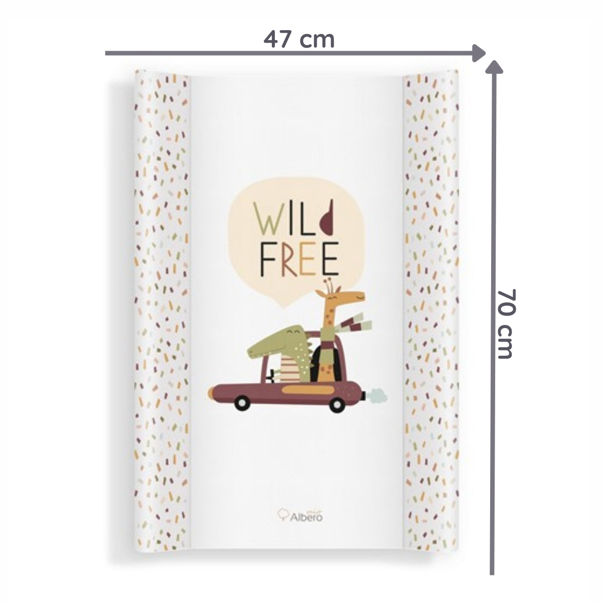 Cambiador Base Rígida Para Cuna 70x47 Wild Free