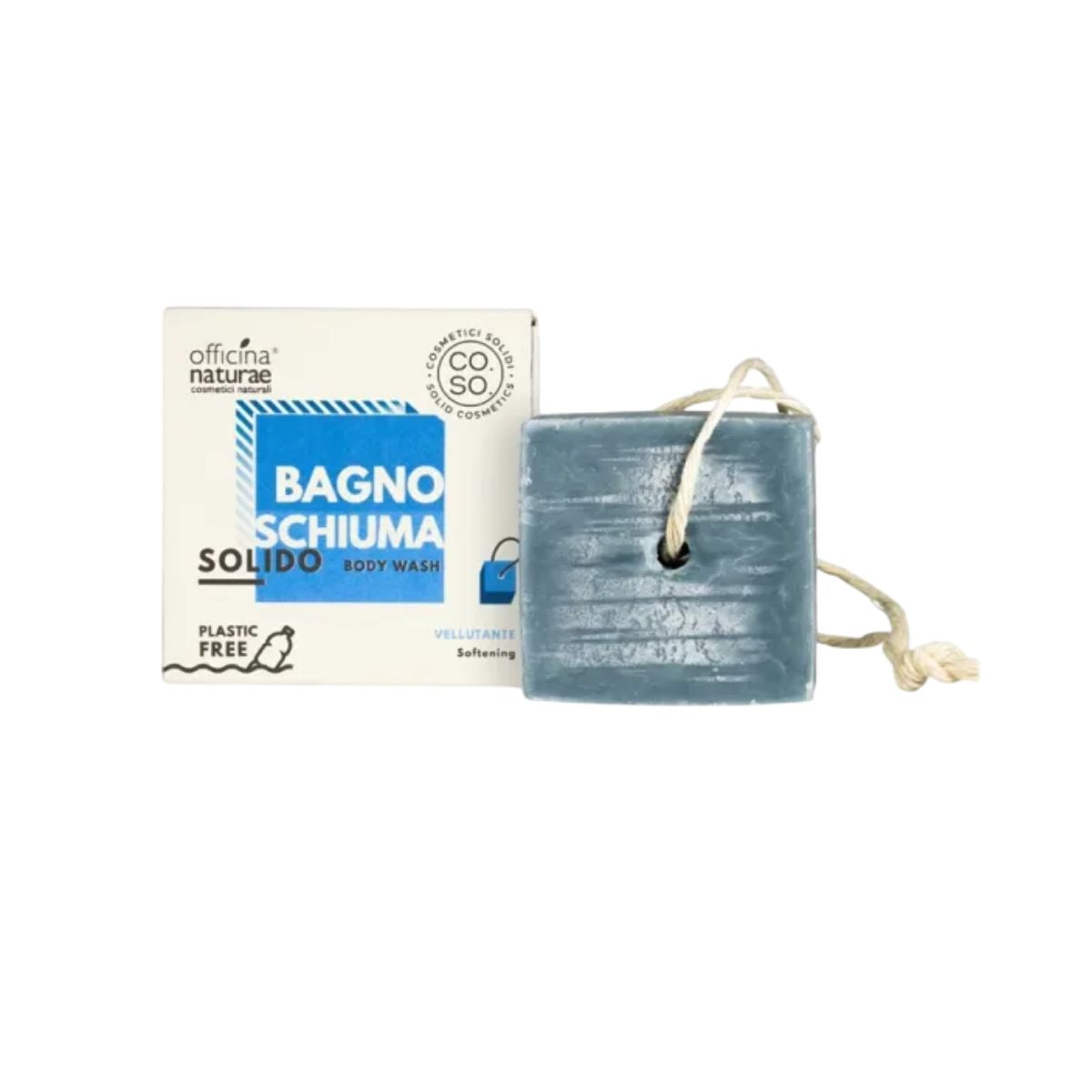 Gel de baño sólido aterciopelado Sin residuo 64gr Ecologico Officina Naturae