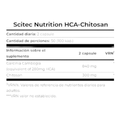 Hca-chitosan 100 Caps