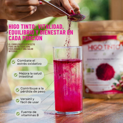 Polvo Puro De Higo Tinto (200 gramos) - Superalimento antioxidante_3