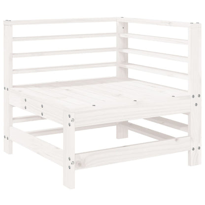 Vidaxl Juego De Muebles De Jardín 6 Piezas Madera Maciza Pino Blanco_3