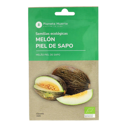 Semillas de Melón piel de sapo ecológicas Planeta Huerto