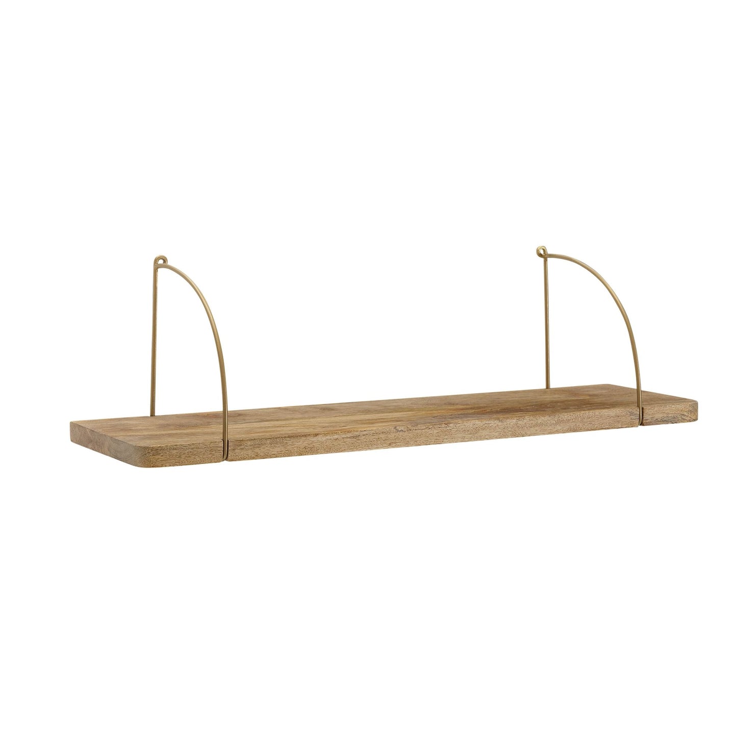 Estantería De Pared 80x25x22 Cm Madera Maciza De Mango Y Metal Industrial_0