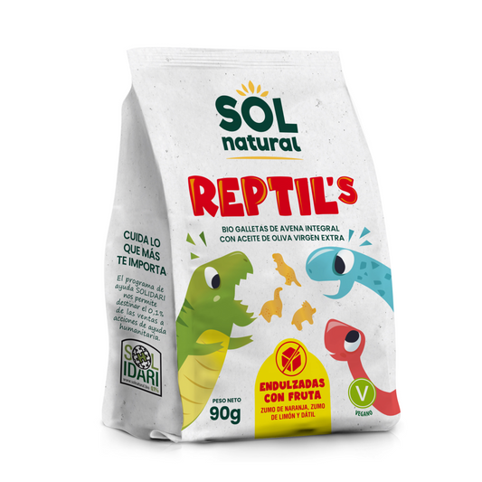 Galletas Infantiles de Avena y Frutas Bio Sol Natural 90 g