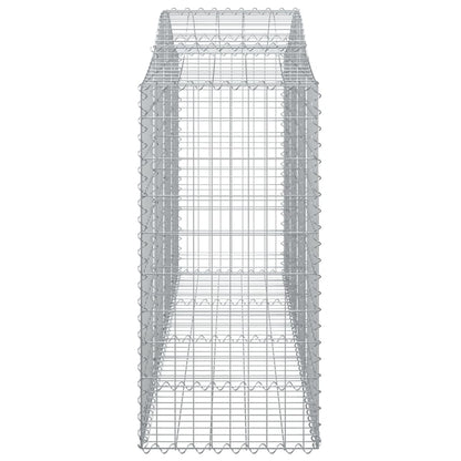 Cestas De Gaviones 7 Uds Forma De Arco Hierro 200x50x120/140 Cm_4