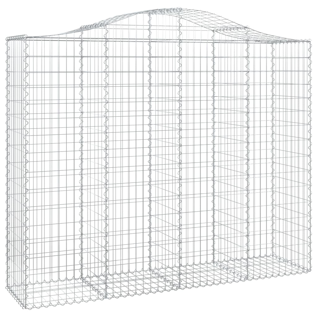 Cestas Gaviones 10 Uds Forma De Arco Hierro 200x50x160/180 Cm_2