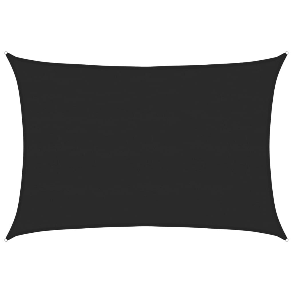 Vidaxl Toldo De Vela Negro Hdpe 160 G/m² 5x7 M_0