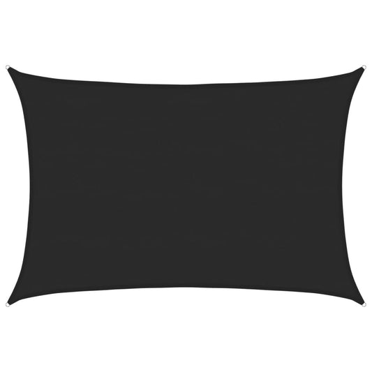 Vidaxl Toldo De Vela Negro Hdpe 160 G/m² 5x7 M_0
