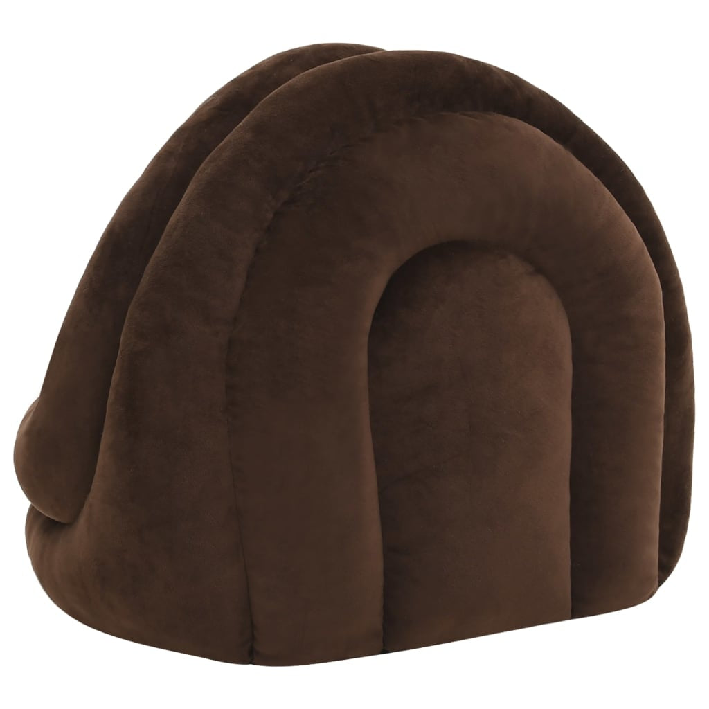 Vidaxl Cama Para Gatos Color Marrón Y Crema 40x40x35 Cm_4
