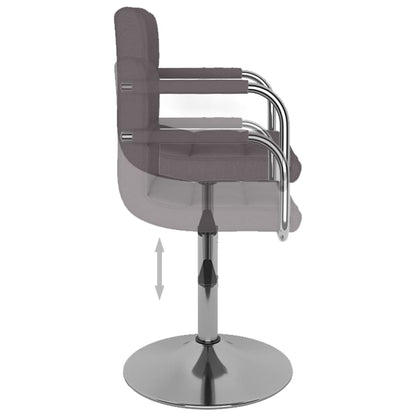Taburete De Cocina De Tela Gris Taupé_4