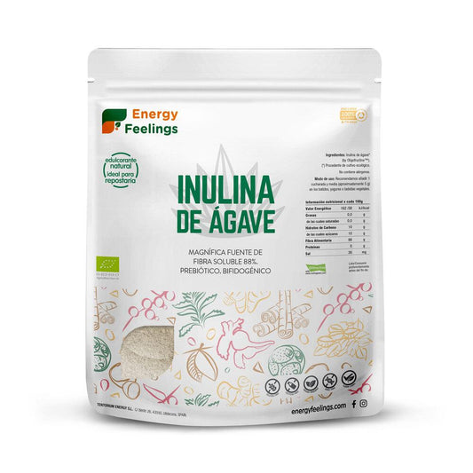 INULINA DE AGAVE ECO polvo  Energy Feelings  (500 g) XL Pack
