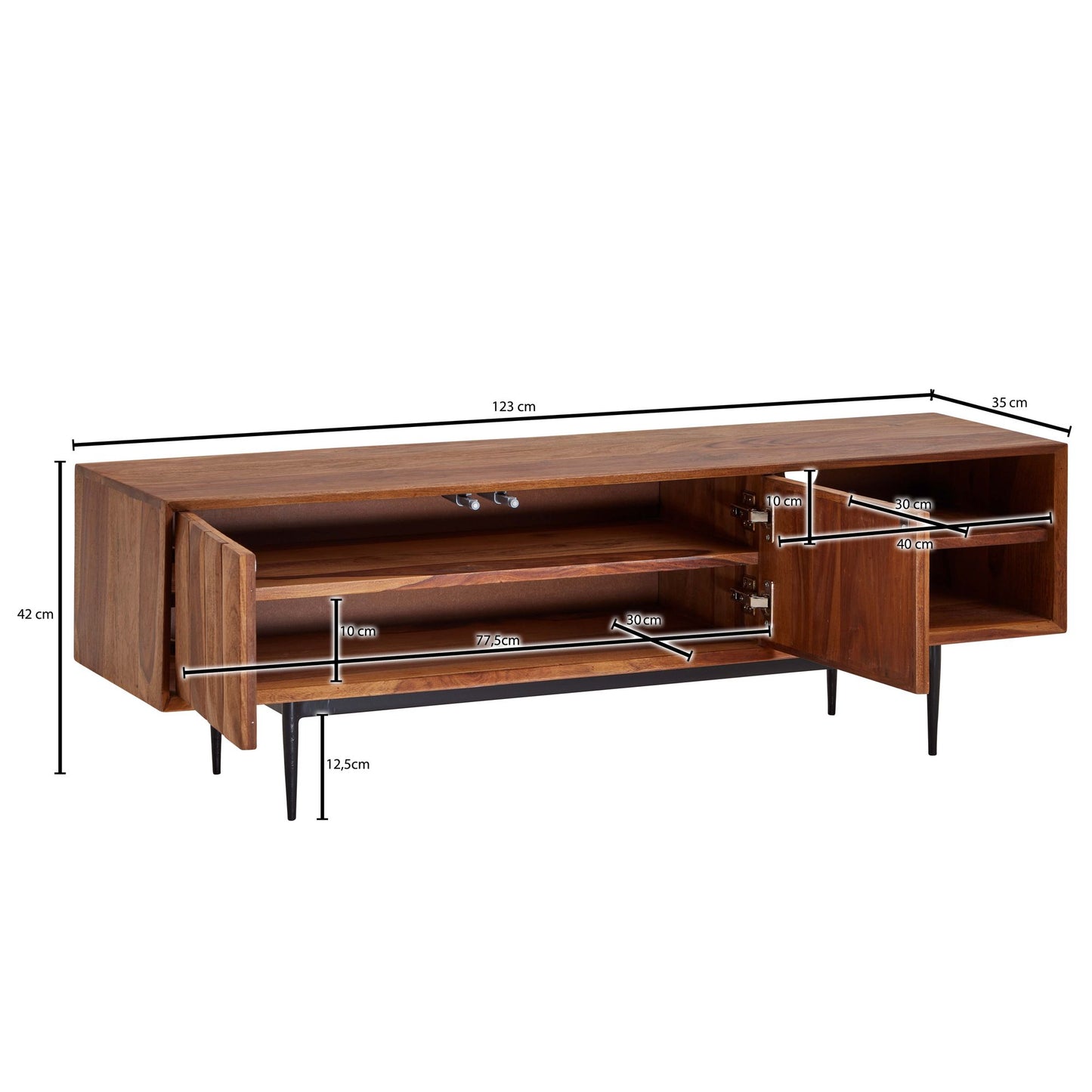 Mueble De Tv Sólido Y Duradero Modelo Wl6.556_3