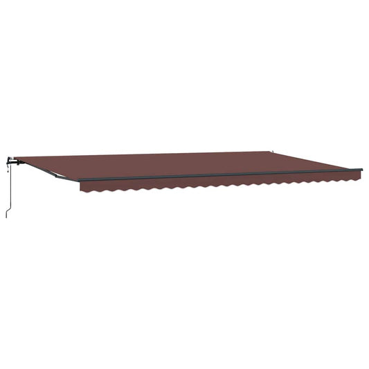 Toldo Retráctil Automático Marrón 600x300 Cm_0