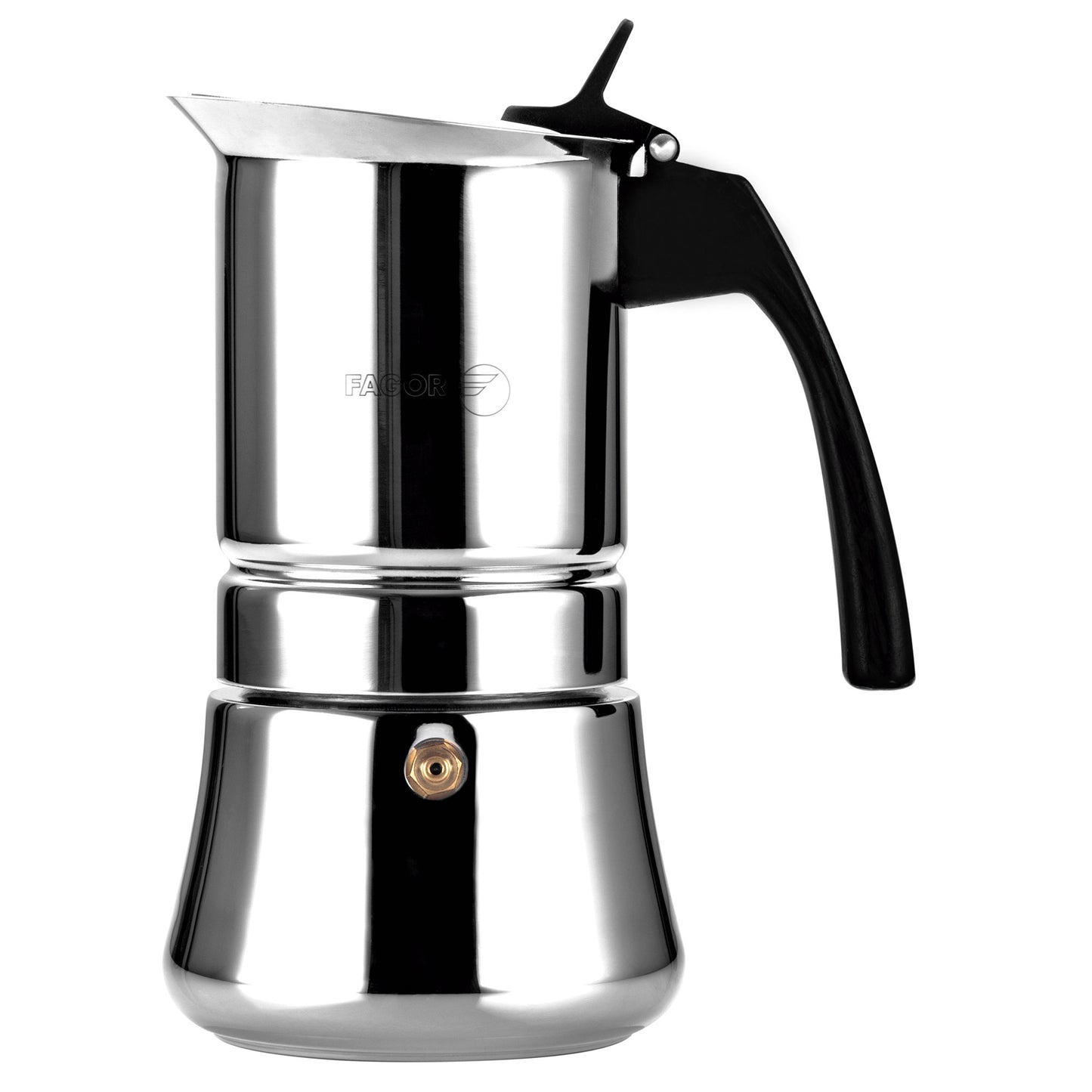 Cafetera Inox Etnica 6 Tazas Acero Inoxidable 18/10 Fagor_0