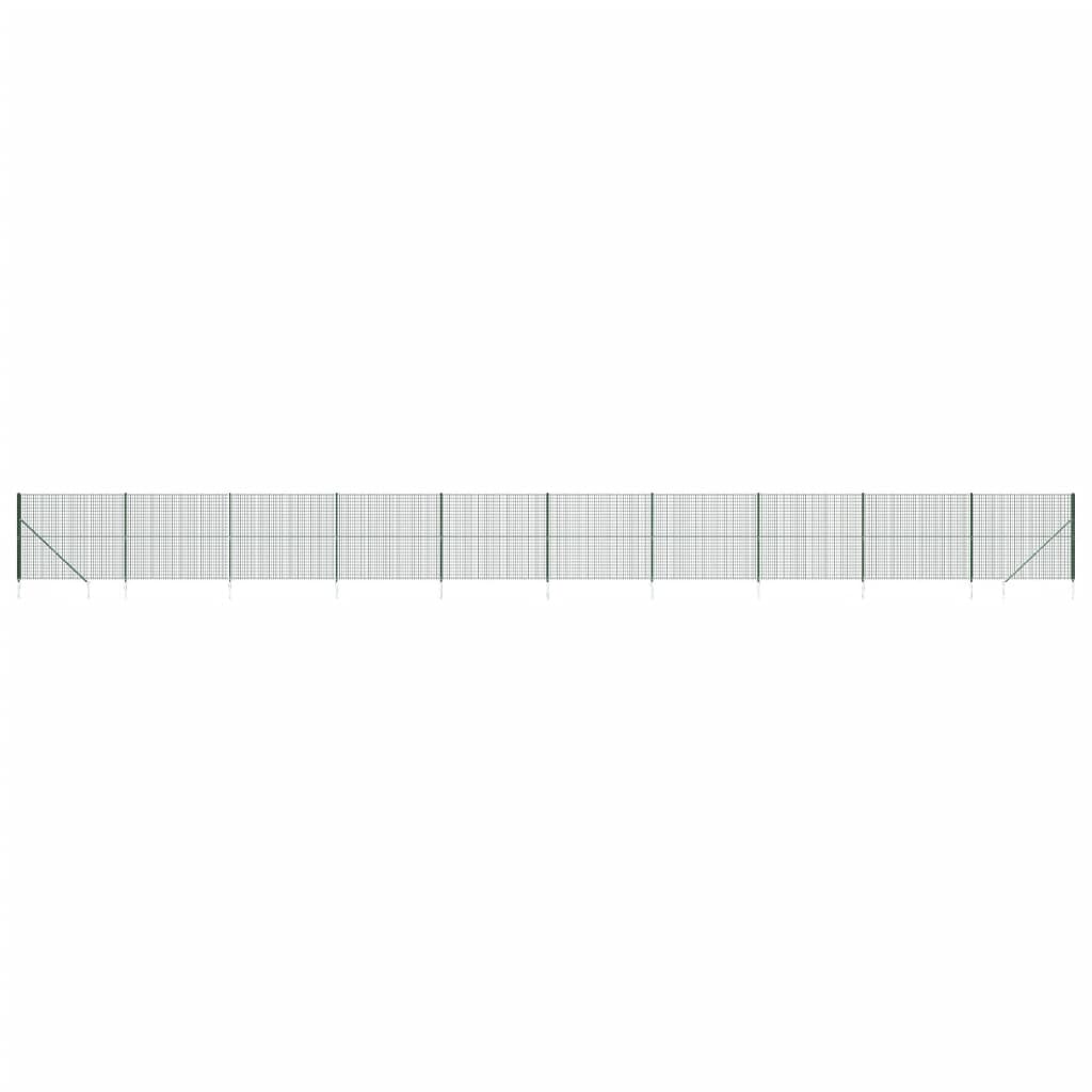 Cerca De Alambre Con Pinchos De Anclaje Verde 2,2x25 M / Vetonek_0