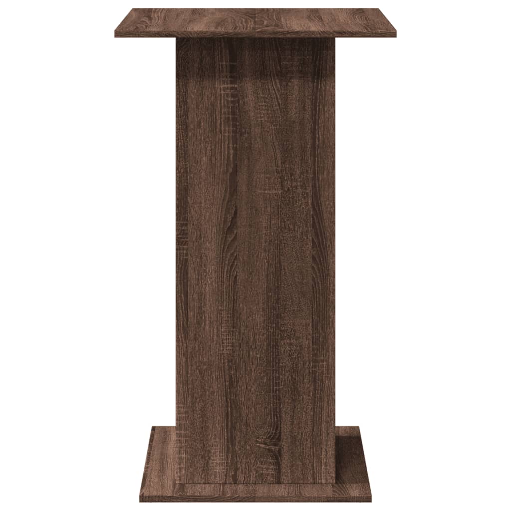 Mesa Alta Bar Con Almacenaje Madera Marrón Roble 60x60x102 Cm_3