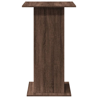 Mesa Alta Bar Con Almacenaje Madera Marrón Roble 60x60x102 Cm_3