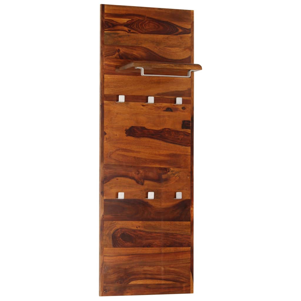 Perchero De Madera Maciza De Acacia 118x40 Cm_1