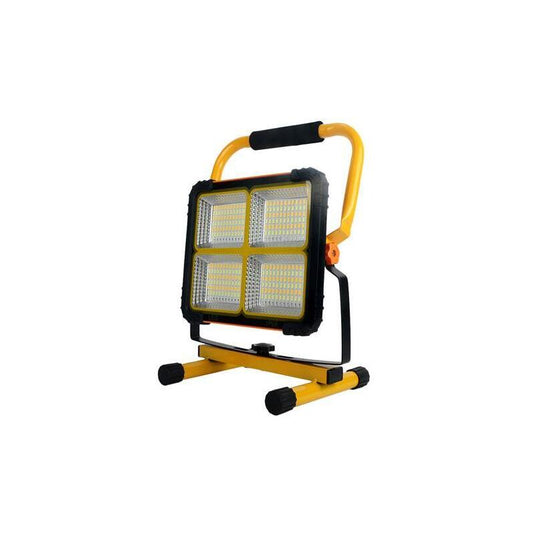 Elbat Foco Solar Led 120w 780lm - Panel Solar Integrado 6v, 3w - Bateria 3.2v, 20000mah - Angulo Iluminacion 360º - Soporte Pleg_0