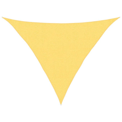 Vidaxl Toldo De Vela Beige Hdpe 160 G/m² 2,5x2,5x3,5 M_0
